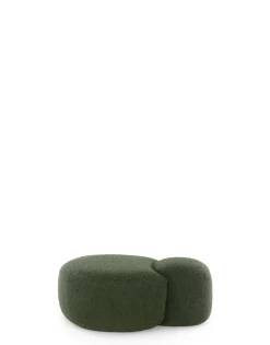 Best Kartell Aaland pouf tissu bouclé new stretch VERT