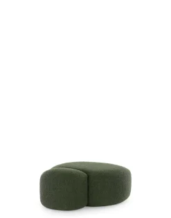 Best Kartell Aaland pouf tissu bouclé new stretch VERT