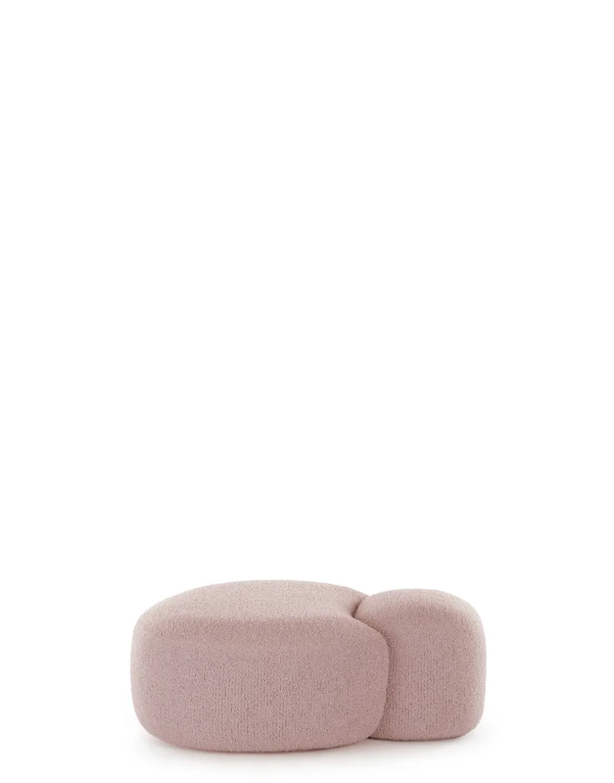 Online Kartell Aaland pouf tissu bouclé new stretch ROSE