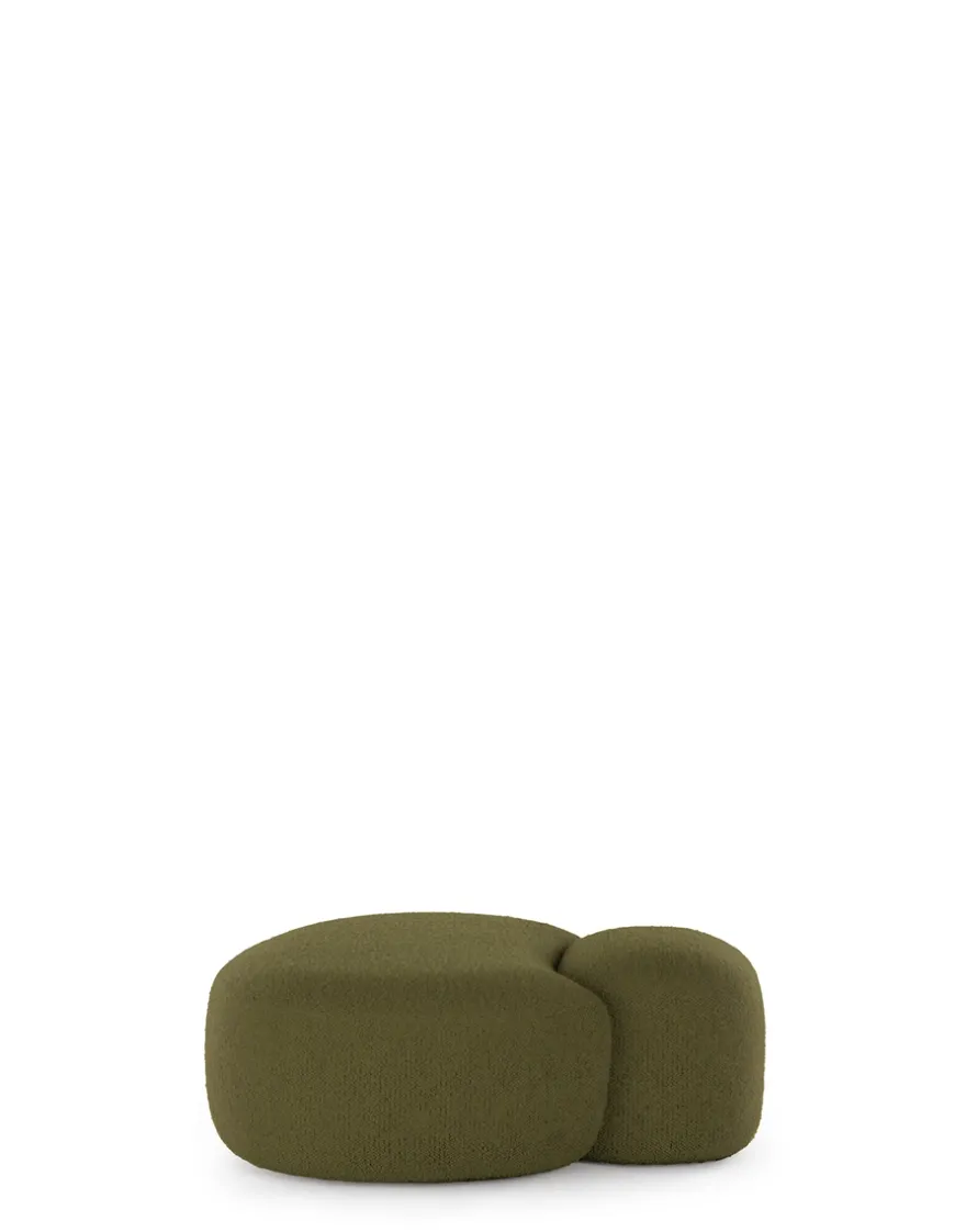 Best Kartell Aaland pouf tissu gorgone VERT