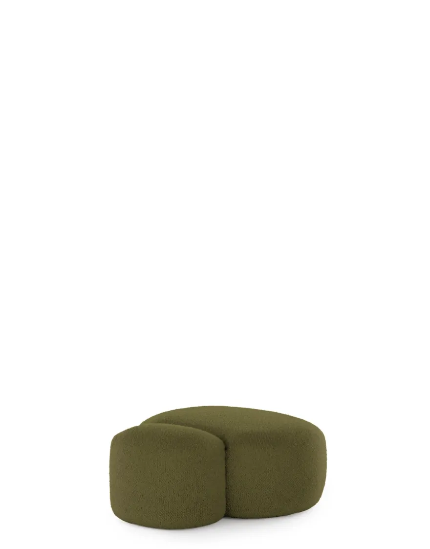 Best Kartell Aaland pouf tissu gorgone VERT
