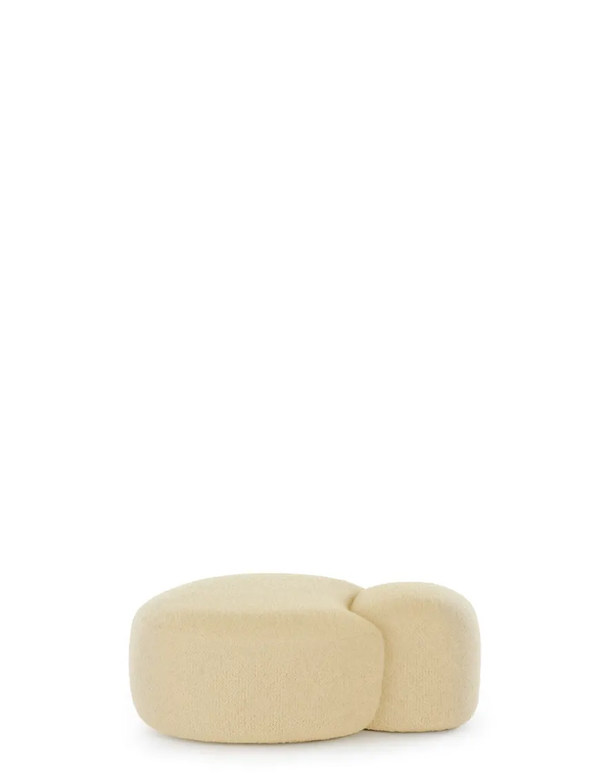 Sale Kartell Aaland pouf tissu gorgone CREME