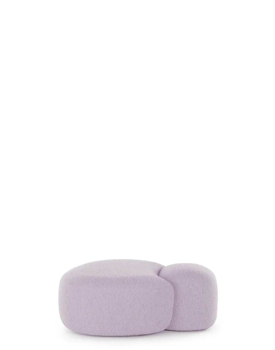 Sale Kartell Aaland pouf tissu gorgone LILAS