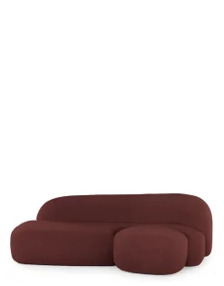 Online Kartell Aaland sofa tissu gorgone BORDEAUX