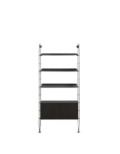 Discount Kartell Adam wood avec rangement NOIR CENDRÉ/NOIR