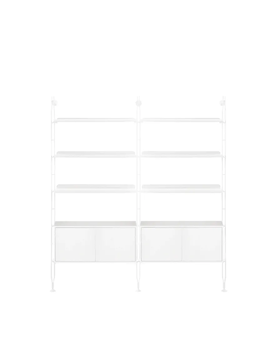 Online Kartell Adam wood avec rangement BLANC CENDRÉ