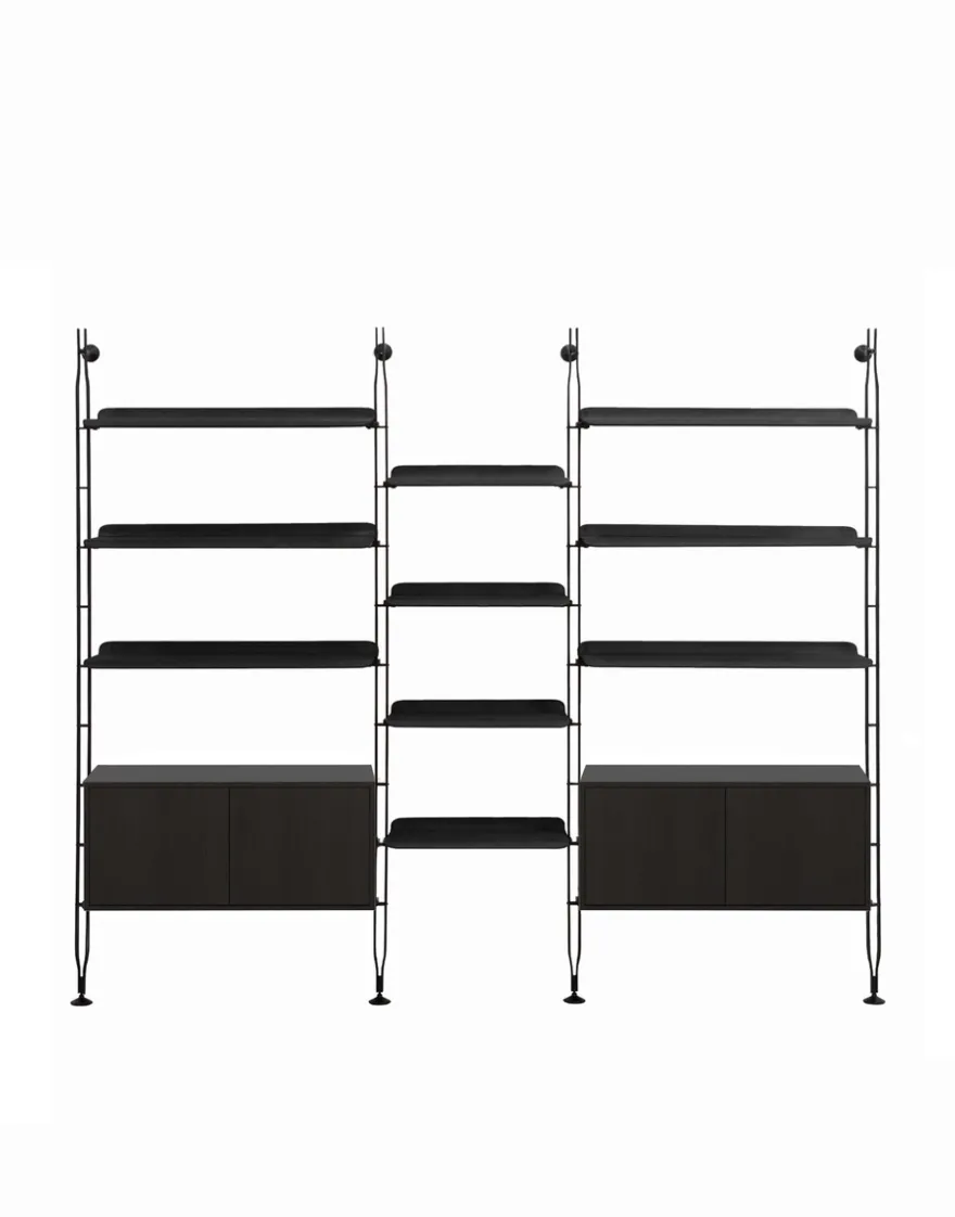 New Kartell Adam wood avec rangement NOIR CENDRÉ/NOIR