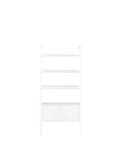 Sale Kartell Adam wood avec rangement BLANC CENDRÉ