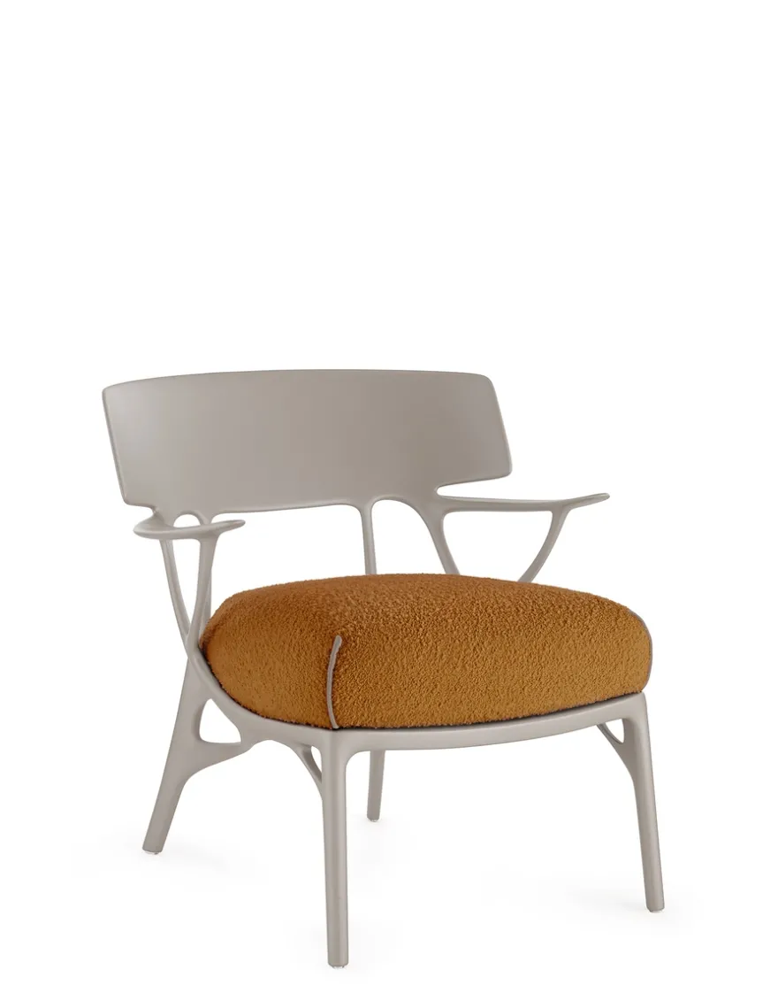 Outlet Kartell A.i. lounge bouclé ORANGE