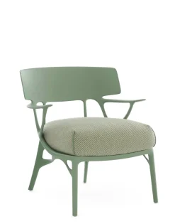 Discount Kartell A.i. lounge outdoor VERT CRÈME