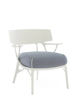 Online Kartell A.i. lounge outdoor BLANC BLEU