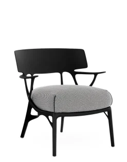 Best Kartell A.i. lounge outdoor BLANC NOIR