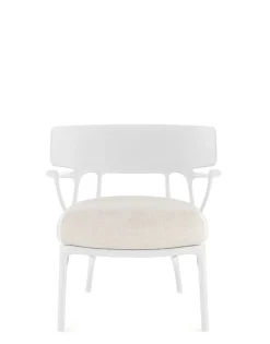 Sale Kartell A.i. lounge panamino basic BLANC
