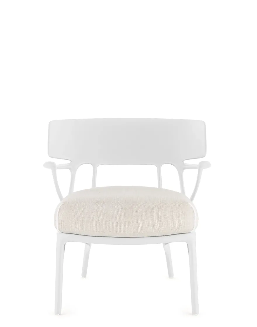 Sale Kartell A.i. lounge panamino basic BLANC