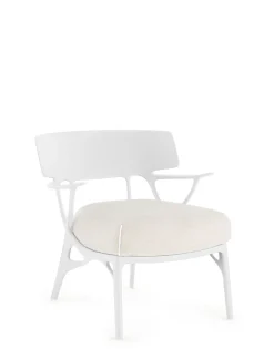 Sale Kartell A.i. lounge panamino basic BLANC