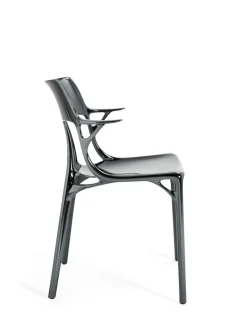 Sale Kartell A.i. metal (2 chaises) TITANE