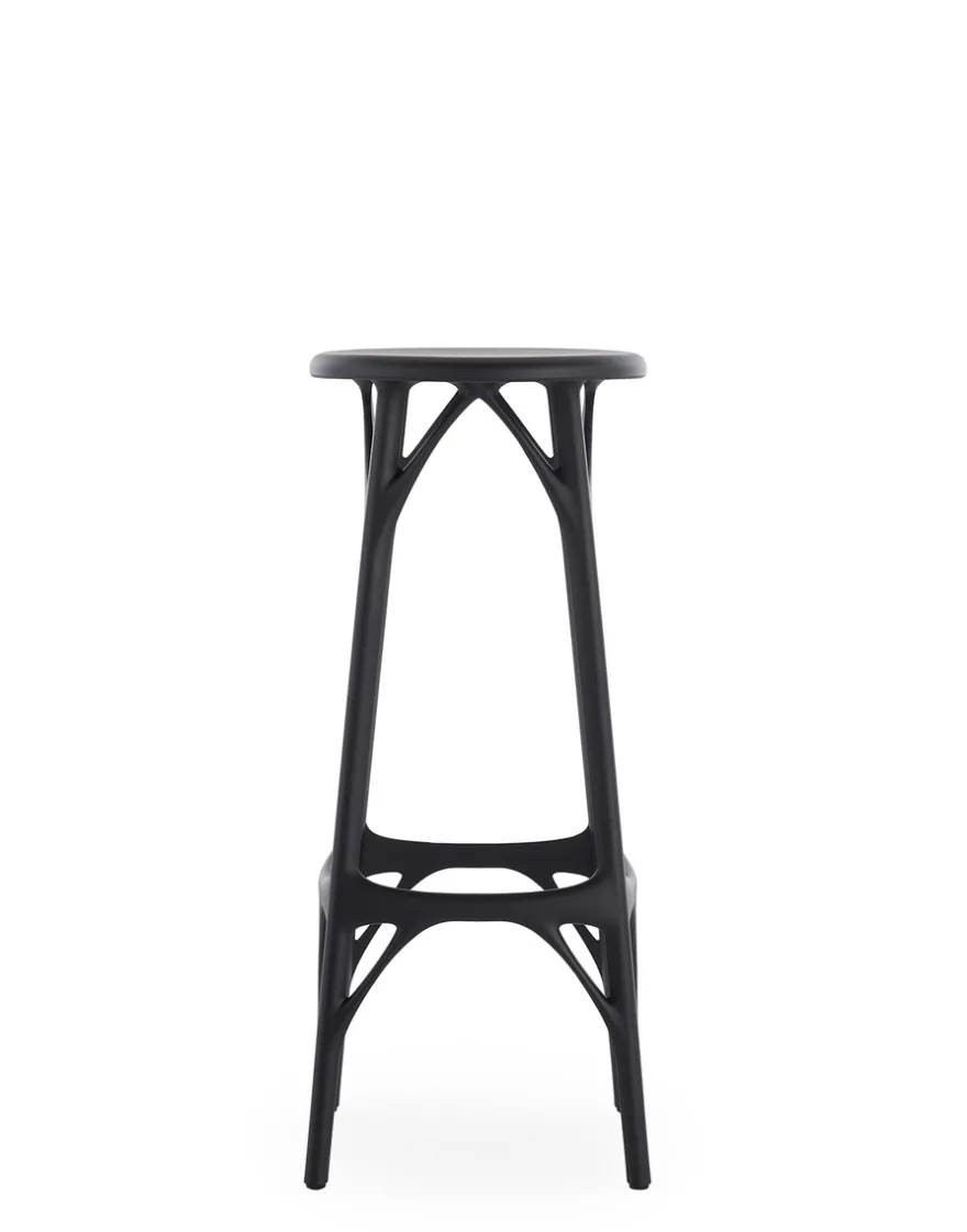 Kartell A.i. stool light 75 cm (2 tabourets) NOIR