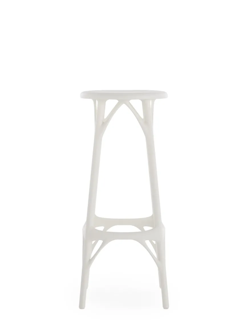 Kartell A.i. stool light 75 cm (2 tabourets) BLANC