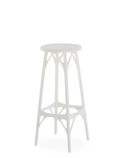 Kartell A.i. stool light 75 cm (2 tabourets) BLANC