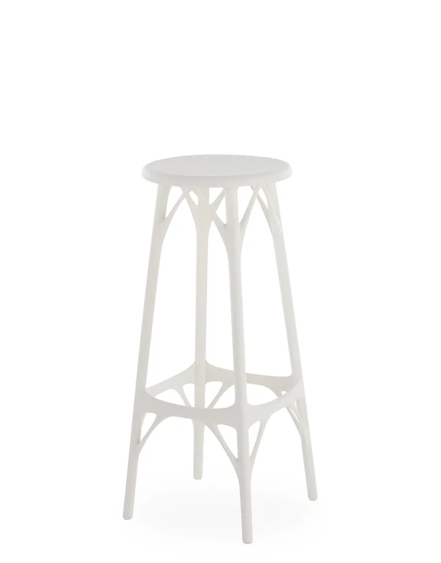 Kartell A.i. stool light 75 cm (2 tabourets) BLANC