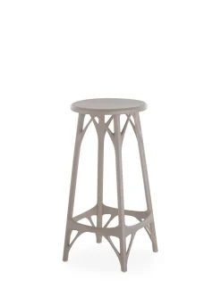 New Kartell A.i. stool light 65 cm (2 tabourets) GRIS