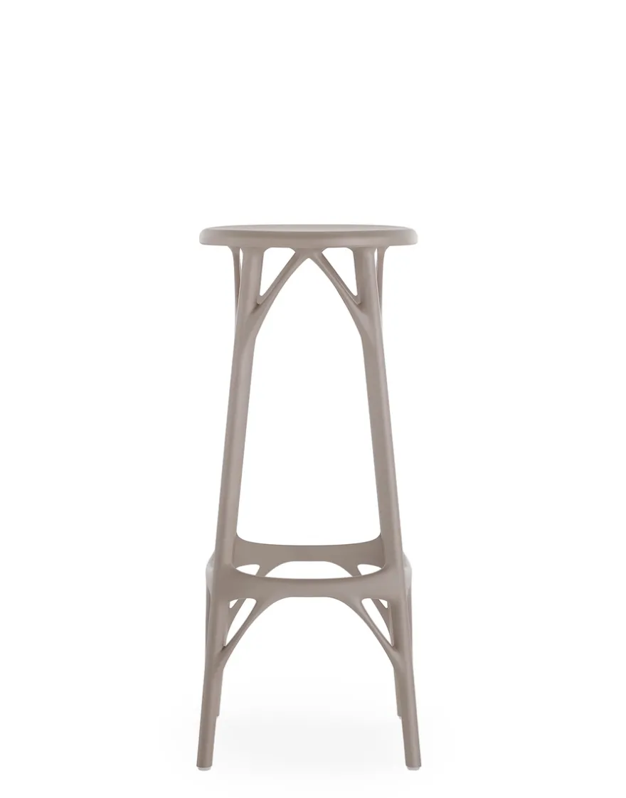 Sale Kartell A.i. stool light 75 cm (2 tabourets) GRIS