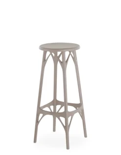 Sale Kartell A.i. stool light 75 cm (2 tabourets) GRIS
