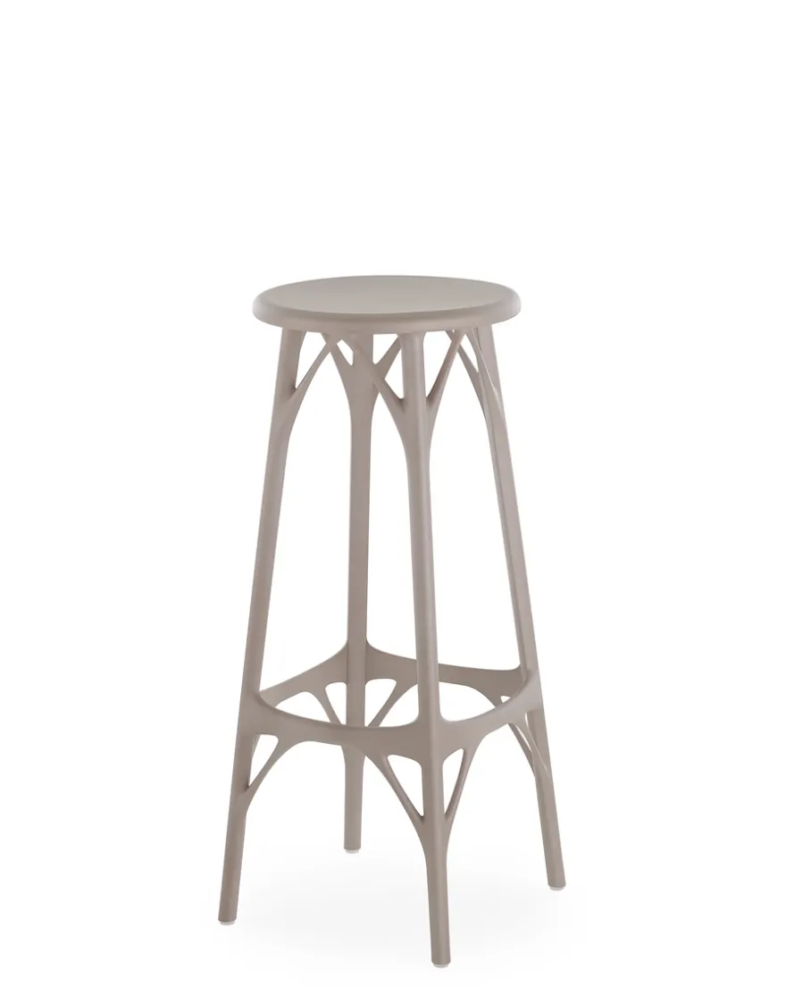 Sale Kartell A.i. stool light 75 cm (2 tabourets) GRIS