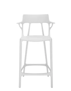 Hot Kartell A.i. stool recycled BLANC