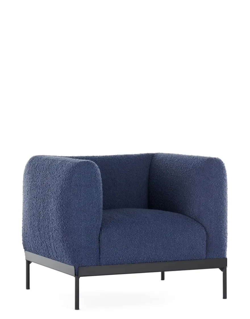 Outlet Kartell Asia armchair (bouclè) POWDER BLUE