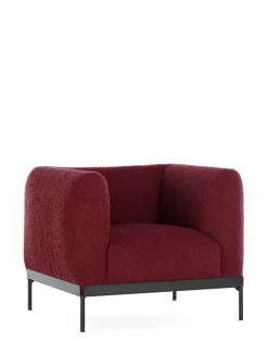 Discount Kartell Asia armchair (bouclè) BURGUNDY
