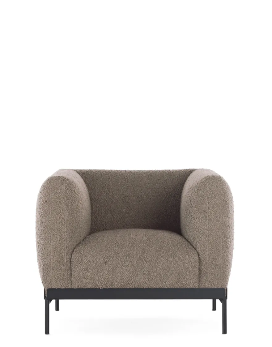 New Kartell Asia armchair (bouclè) BEIGE