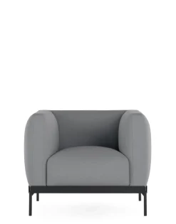 Sale Kartell Asia armchair (cotone plain) GRIS