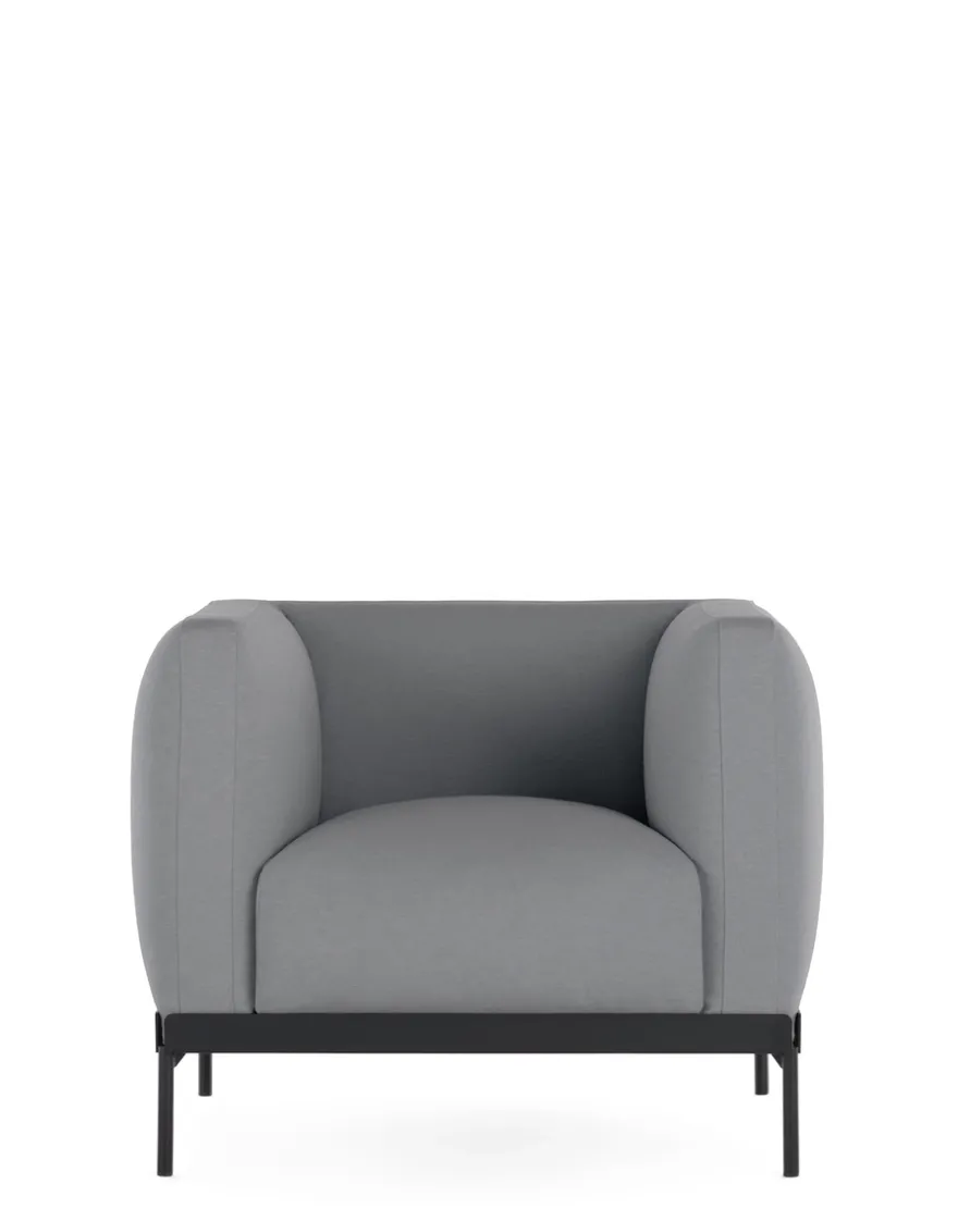 Sale Kartell Asia armchair (cotone plain) GRIS
