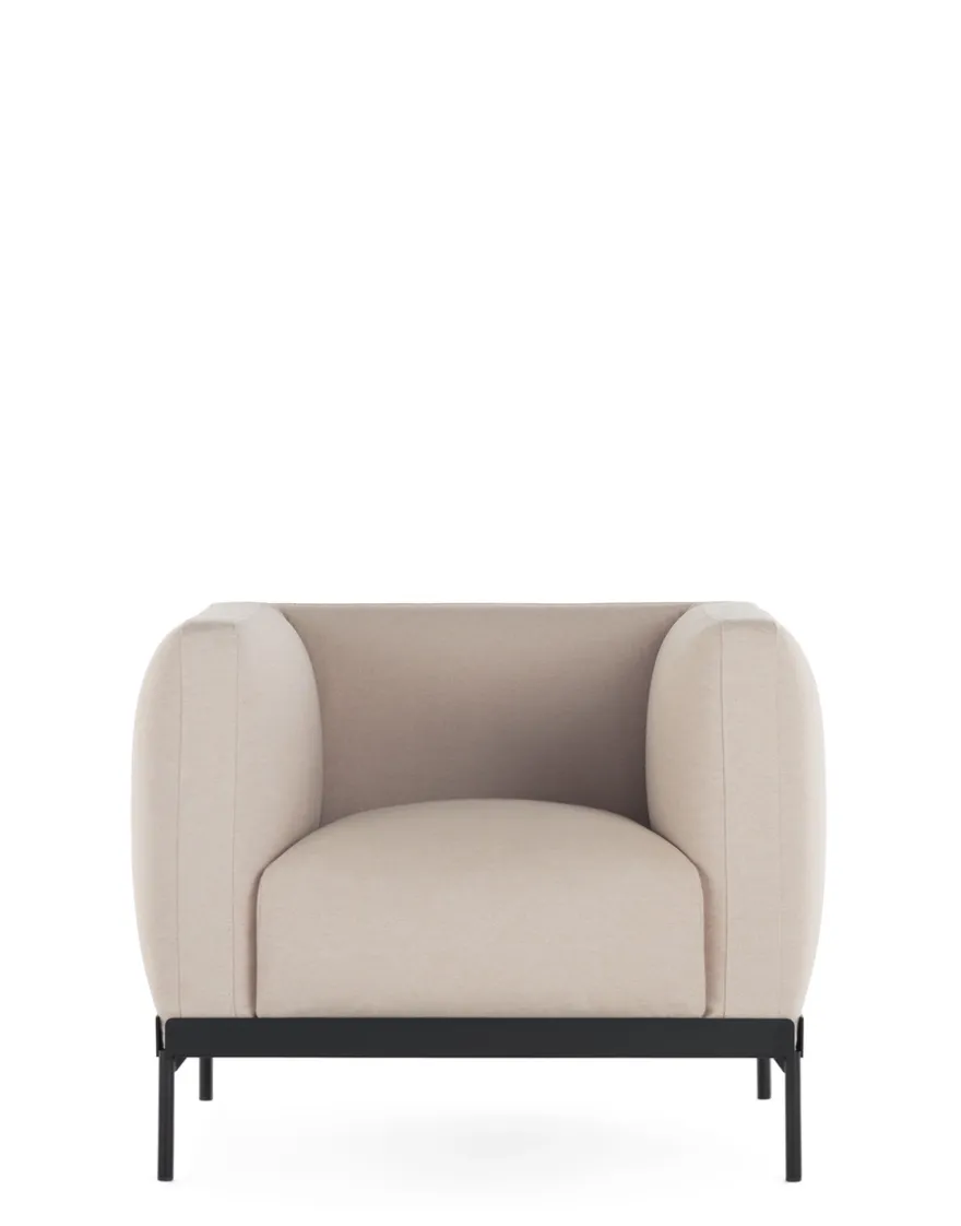Outlet Kartell Asia armchair (cotone plain) BEIGE