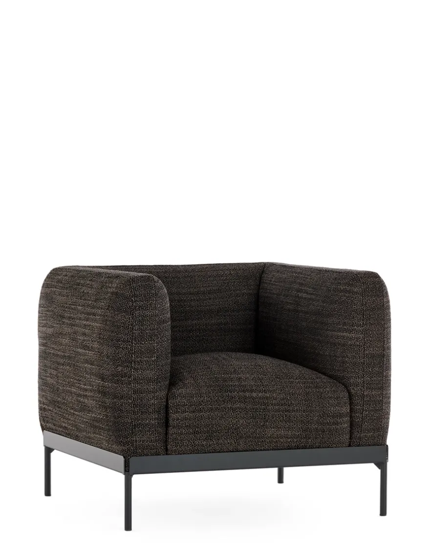 Hot Kartell Asia armchair (cotone structure) GRIS NOIR