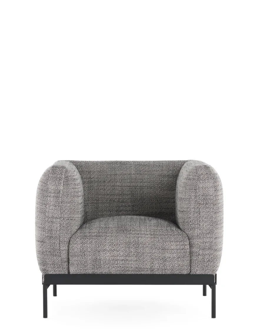 Sale Kartell Asia armchair (cotone structure) BLANC NOIR