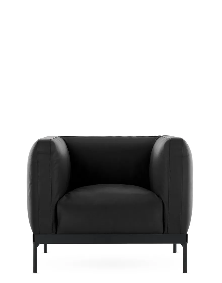 Hot Kartell Asia leather armchair NOIR
