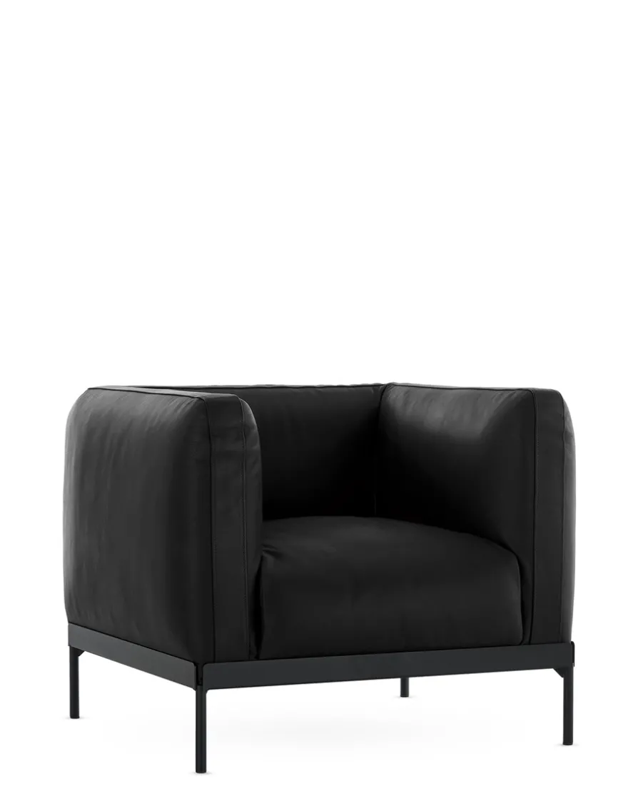 Hot Kartell Asia leather armchair NOIR