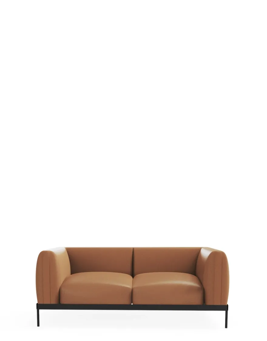 Outlet Kartell Asia leather deux places canapé CUIR
