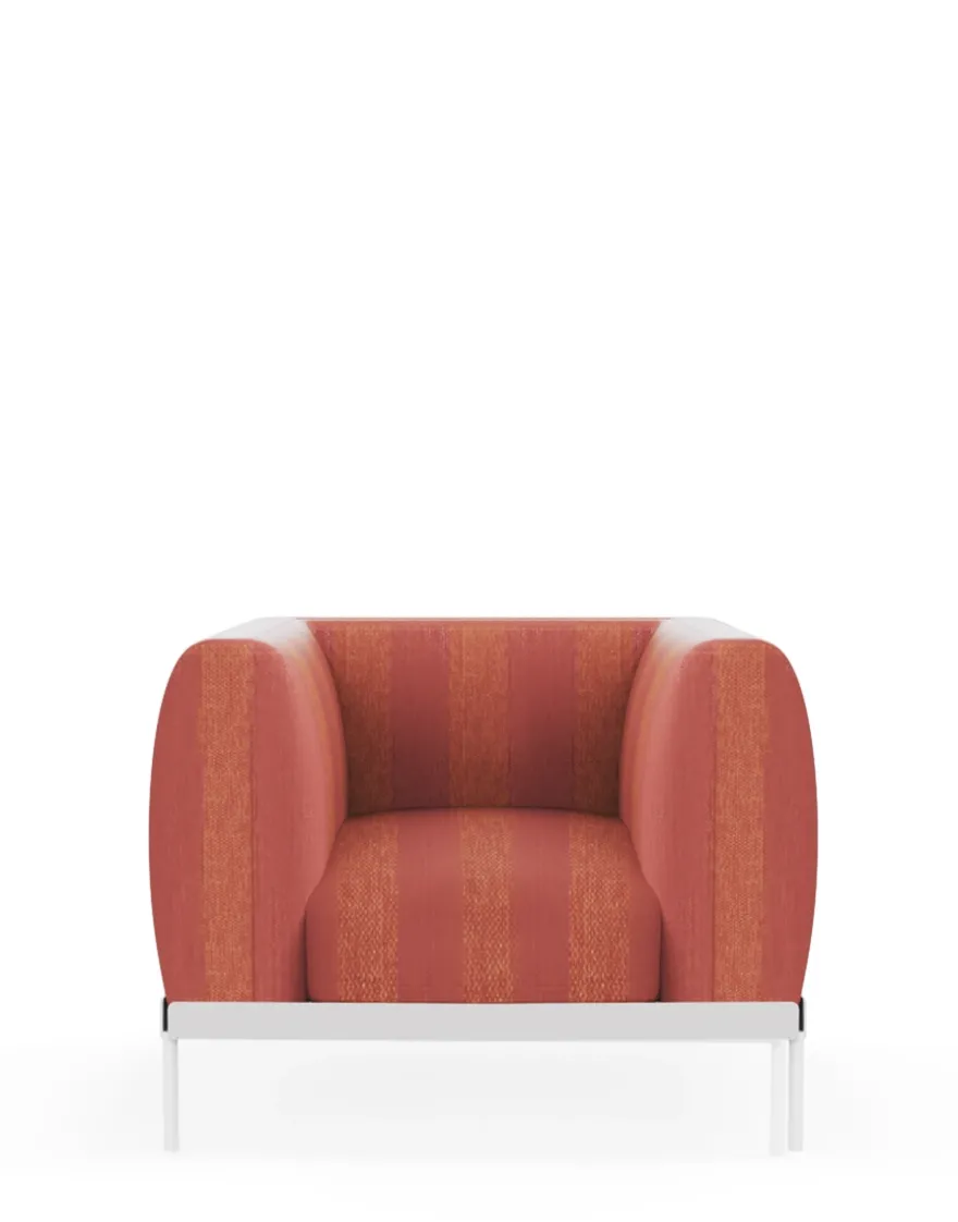 Kartell Asia outdoor armchair JAUNE/ROUGE BRIQUE