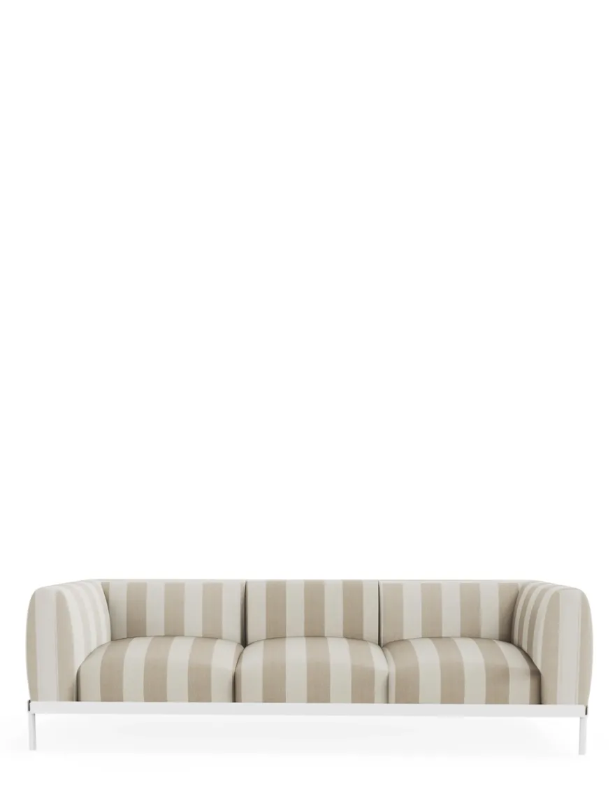 Kartell Asia outdoor trois places canapé GRIS/BEIGE