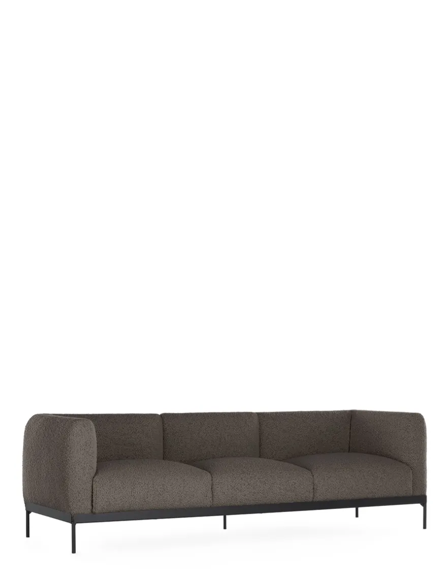 Best Kartell Asia sofa three-seater (bouclè) GRIS