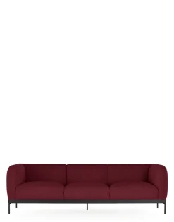 Kartell Asia sofa three-seater (bouclè) BURGUNDY