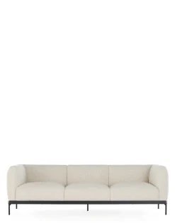 Discount Kartell Asia sofa three-seater (bouclè) BLANC