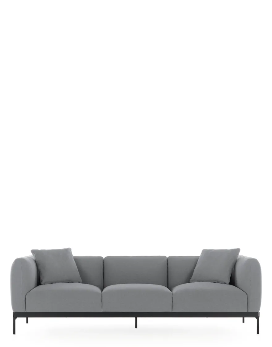 Clearance Kartell Asia sofa three-seater (cotone plain) GRIS