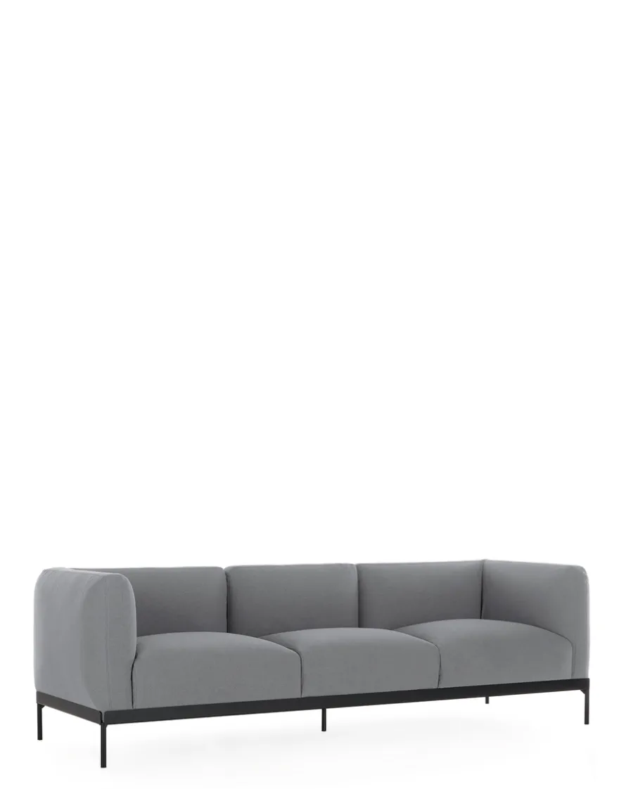 Clearance Kartell Asia sofa three-seater (cotone plain) GRIS