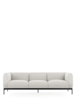 Sale Kartell Asia sofa three-seater (cotone plain) BLANC