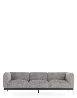 Clearance Kartell Asia sofa three-seater (cotone structure) BLANC NOIR