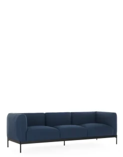 Best Kartell Asia sofa three-seater (cotone plain) BLEU
